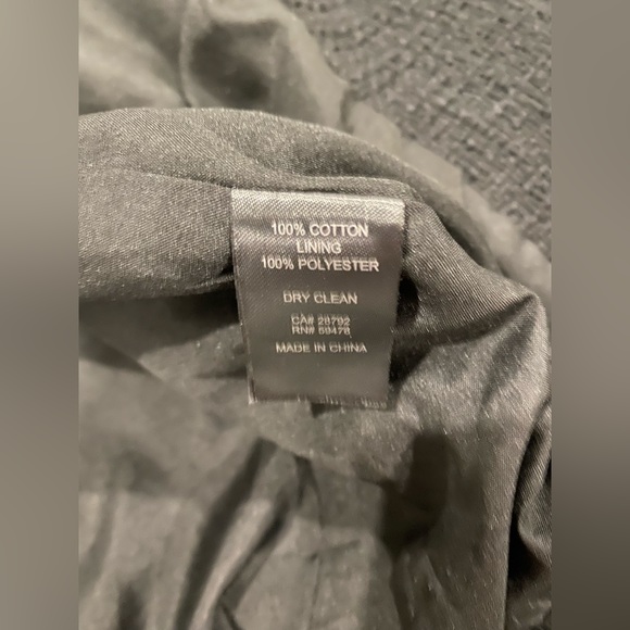 Rachel Zoe Black midi Tweed Blazer Coat Jacket size XS - Picture 4 of 9